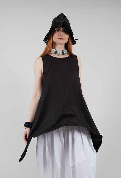Longline Tunic in Nero