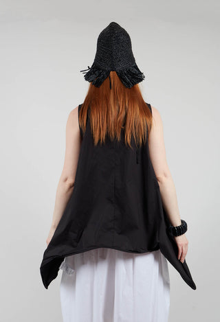 Longline Tunic in Nero