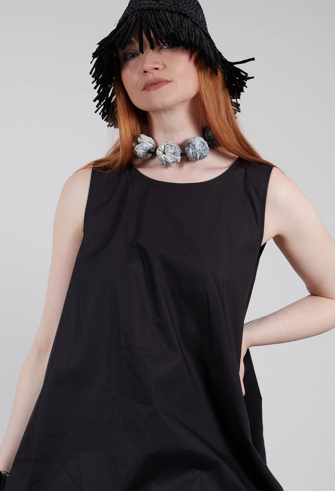 Longline Tunic in Nero