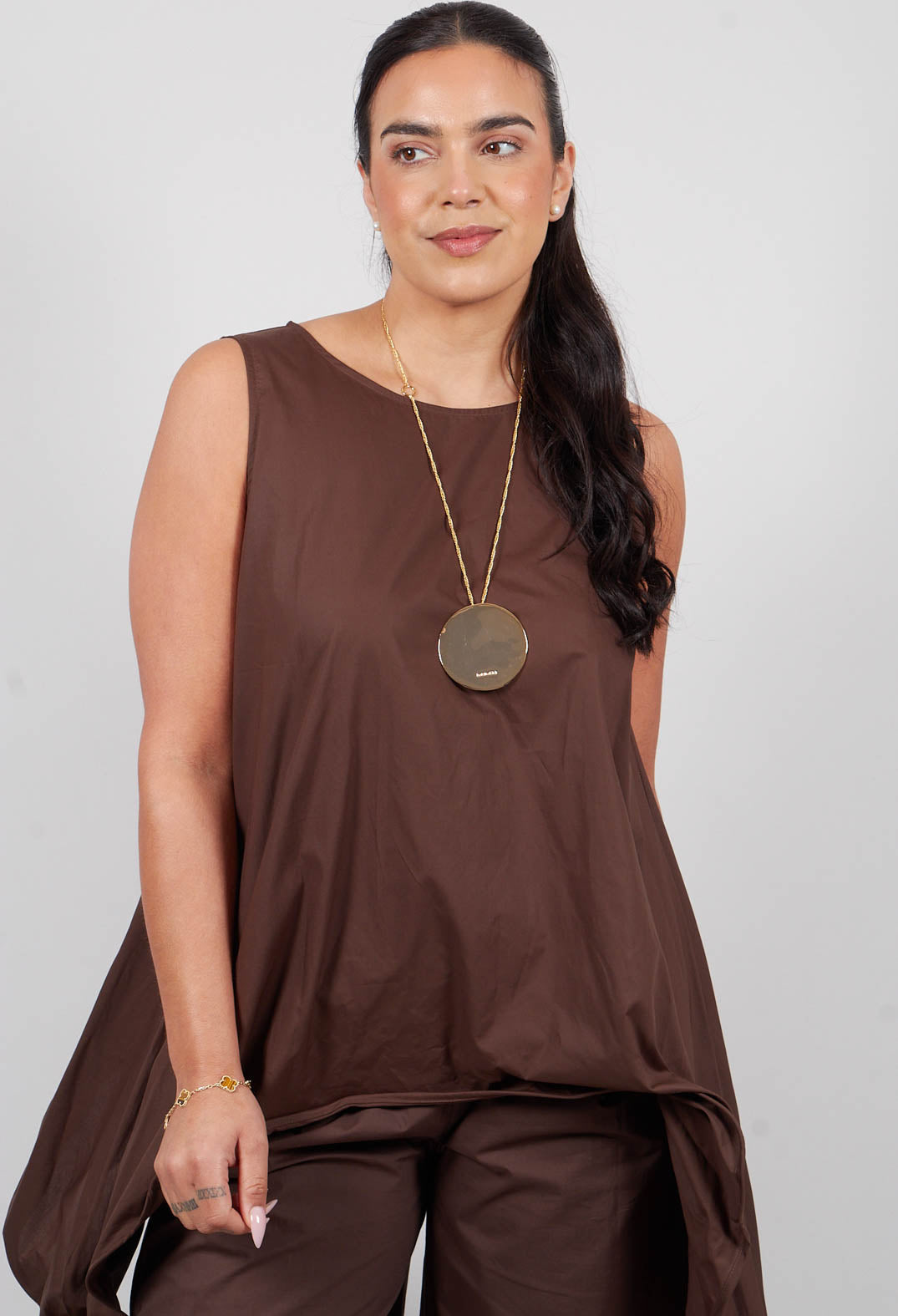 Longline Tunic in Licorice