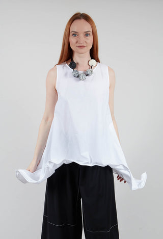 Longline Tunic in Off White