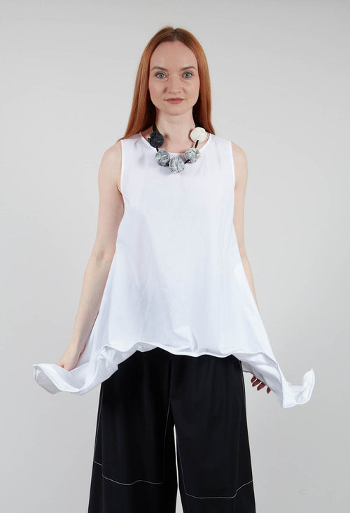 Longline Tunic in Off White