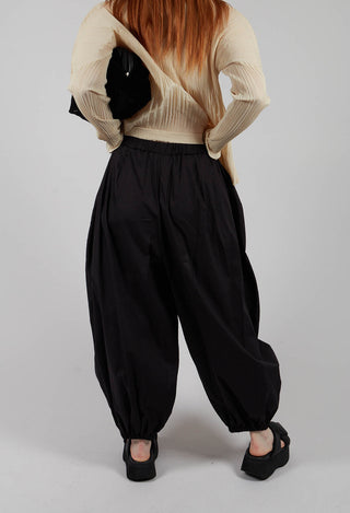 Balloon Trouser in Nero