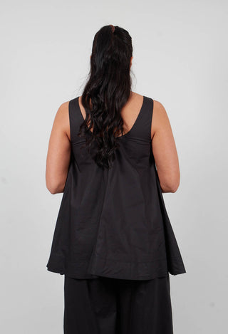 Vest top in Nero