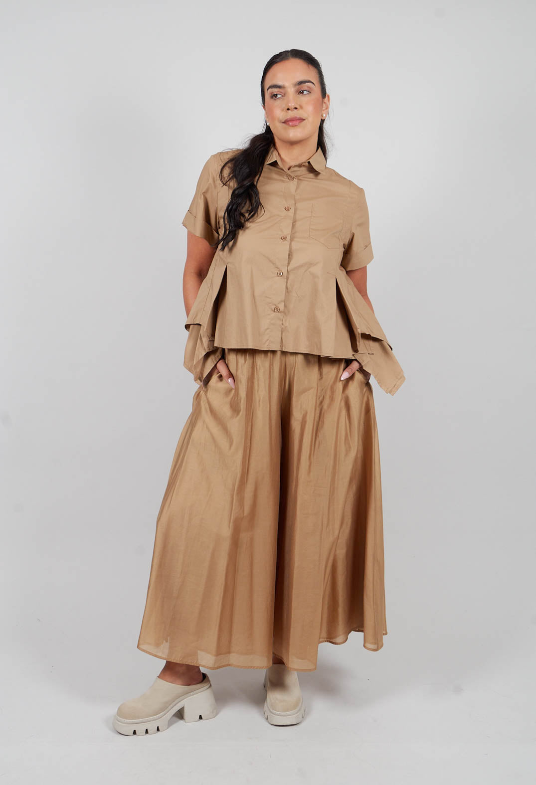 Pallazzo Trouser in Camel