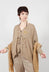 Slouch Fit Cardigan in Taupe