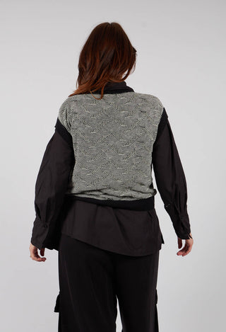 Short Sleeve Jumper in Greige