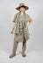 Double Breasted Shirt Dress in Taupe