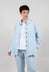 Metallic Shirt in Light Blue
