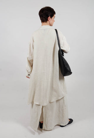 Shirt Dres in Greige
