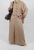 Wide Leg Trouser in Taupe