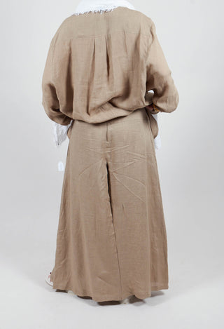 Wide Leg Trouser in Taupe