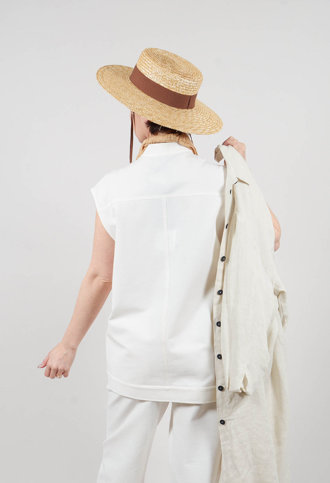 Gillet in Off White