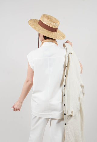 Gillet in Off White