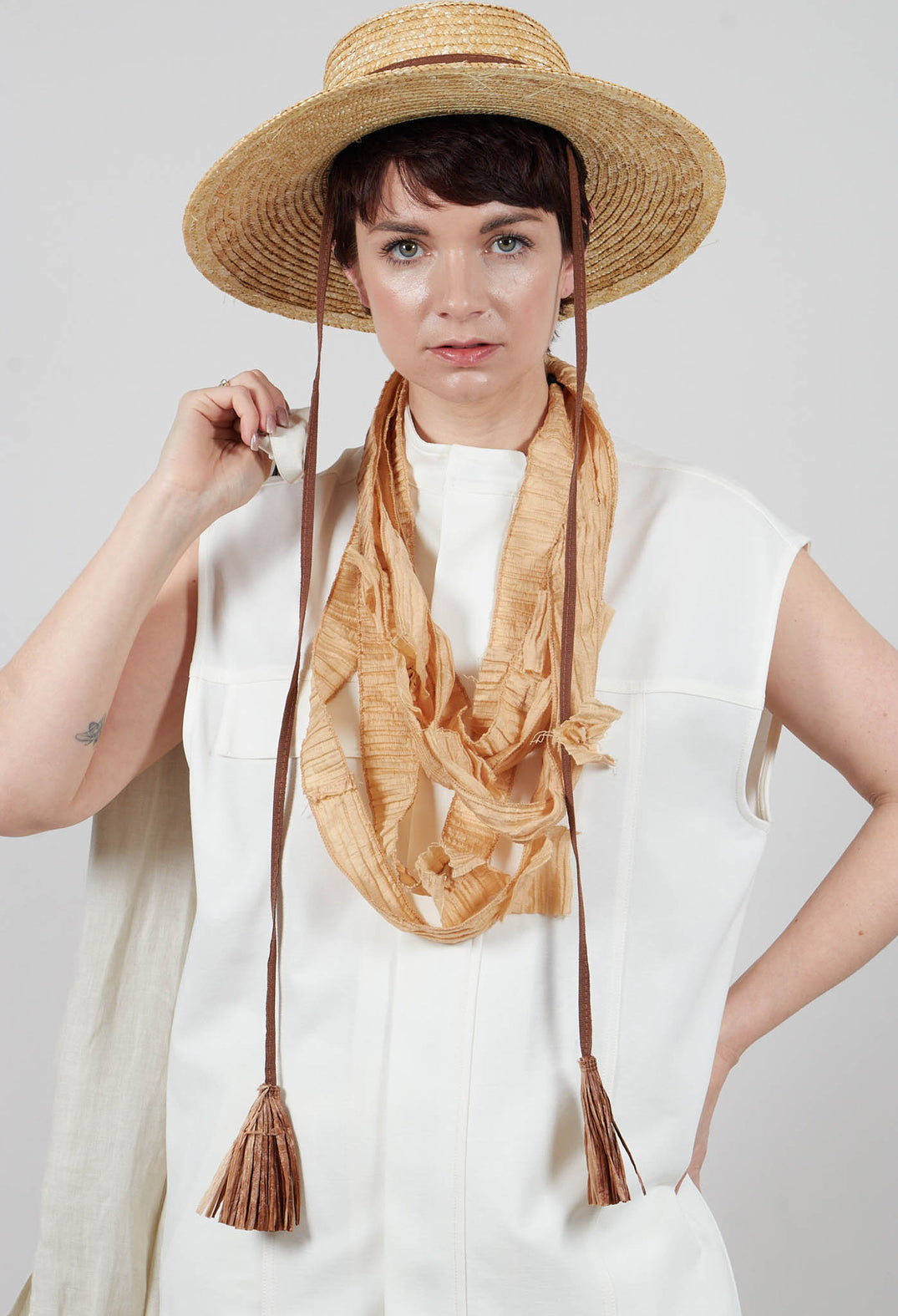 Gillet in Off White