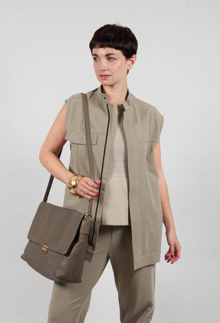 Gillet in Taupe