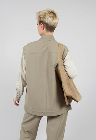 Gillet in Taupe