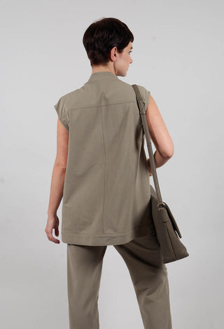 Gillet in Taupe