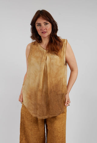 Tank Top in Bronze Honey