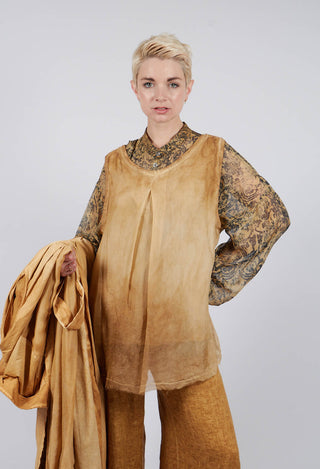 Tank Top in Bronze Honey