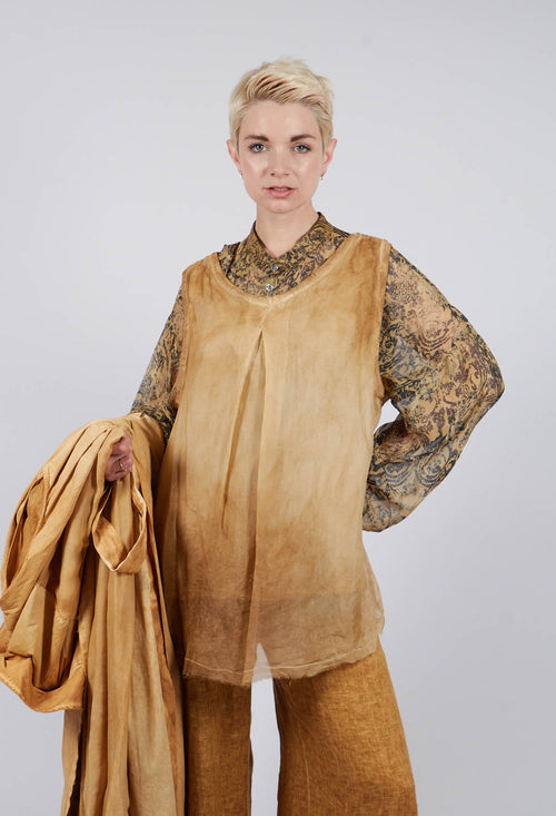 Tank Top in Bronze Honey