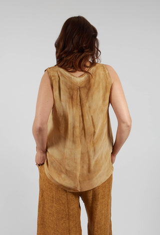 Tank Top in Bronze Honey