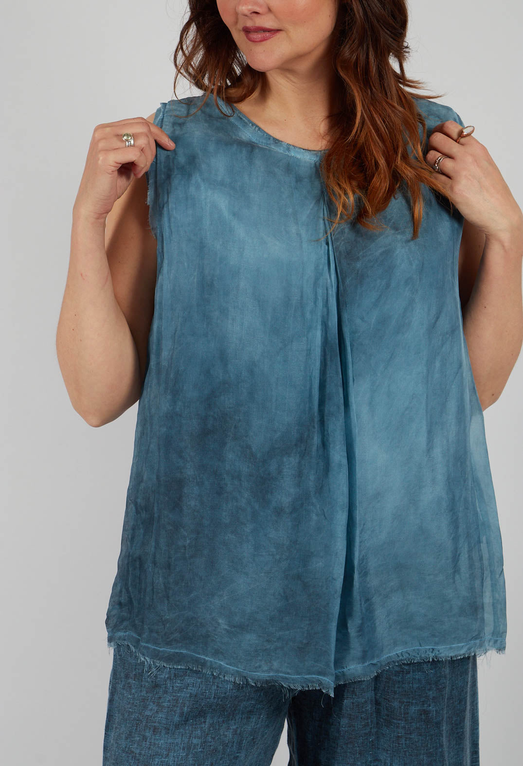 Tank Top in Blue Matisse