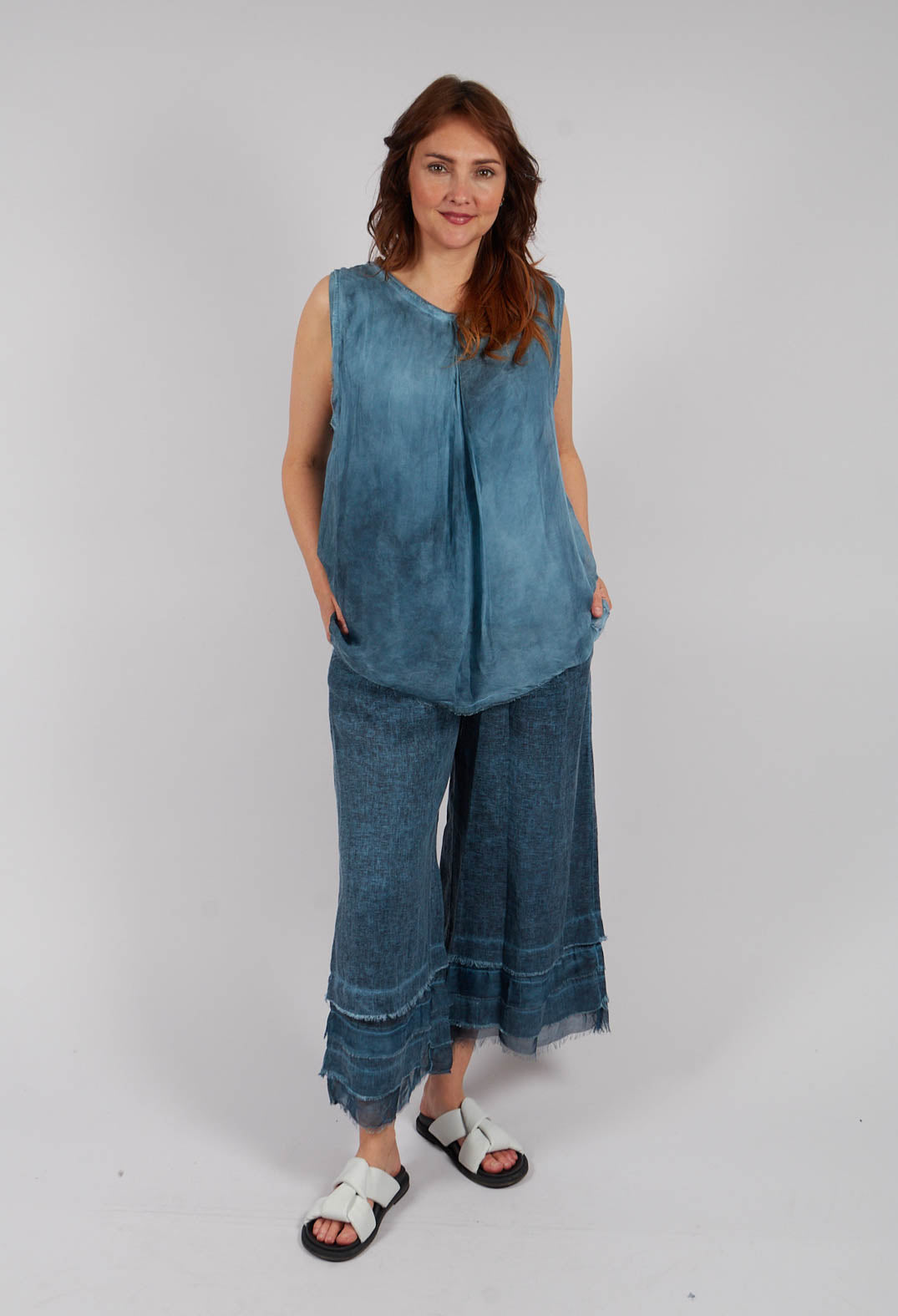 Tank Top in Blue Matisse