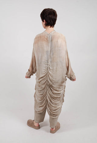 Shirt Dress in Sand Shell