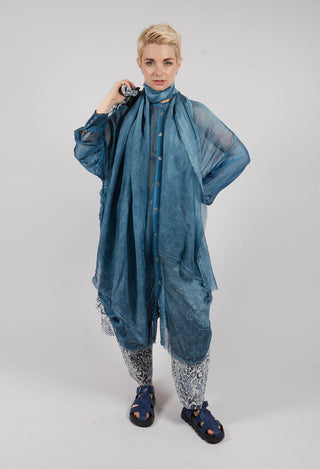Shirt Dress in Blue Matisse