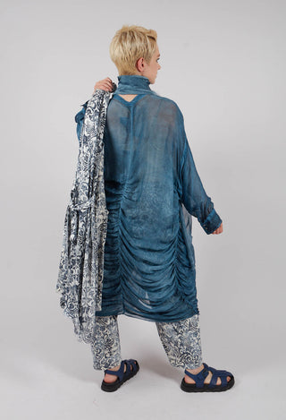 Shirt Dress in Blue Matisse