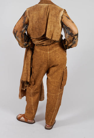 Cargo Trousers in Bronze Honey