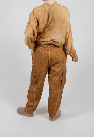 Cargo Trousers in Bronze Honey