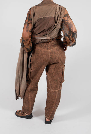 Cargo Trousers in Spicy Cinnamon