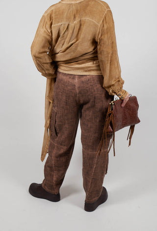 Cargo Trousers in Spicy Cinnamon