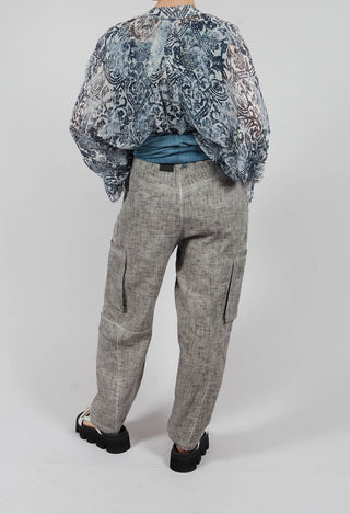 Cargo Trousers in Grey Shadow