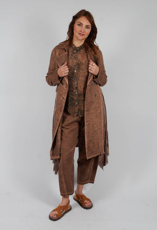 Blazer Dust Coat in Spicy Cinnamon