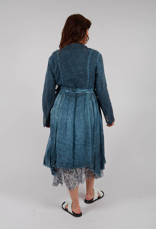 Blazer Dust Coat in Blue Matisse