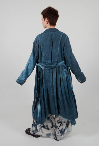 Blazer Dust Coat in Blue Matisse