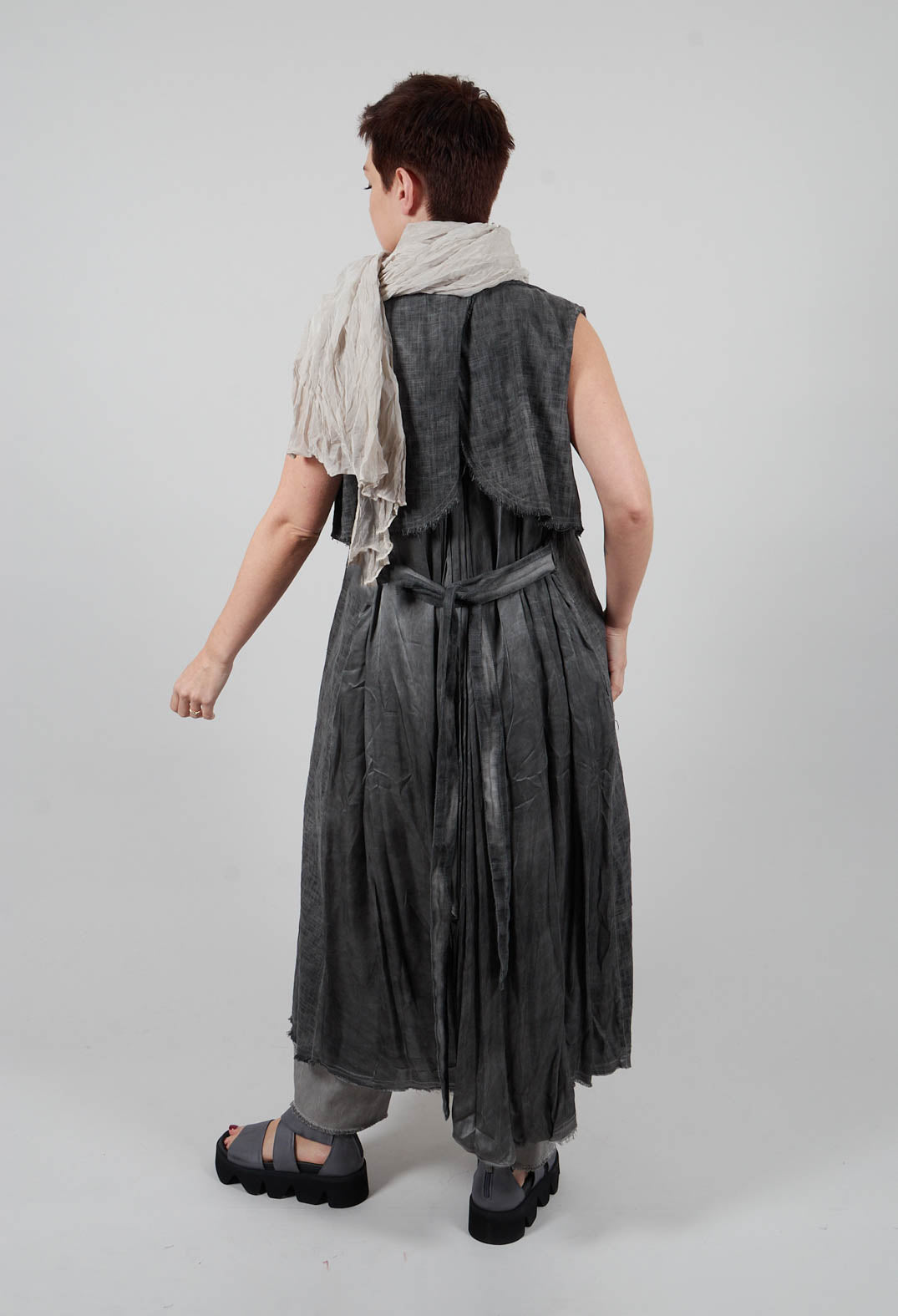 Maxi Gilet in Anthracite