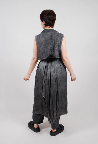 Maxi Gilet in Anthracite