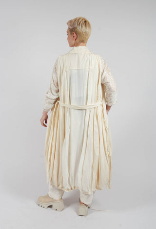 Double Breasted Gilet in Antique White