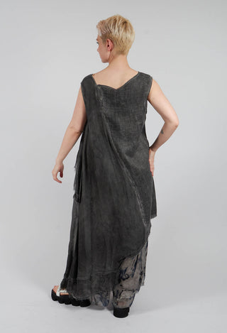 Sleeveless Midi Dress in Anthracite