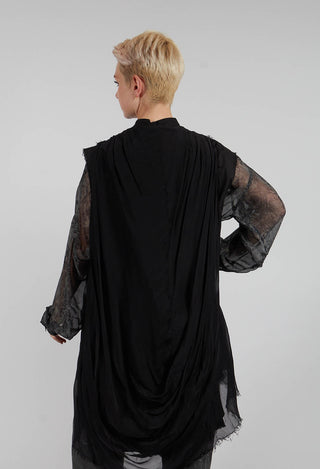 Sleeveless Shirt in Black