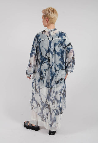 Lightweight Shirt Dress in Antique White
