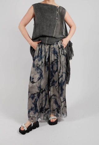 Palazzo Trousers in Grey Shadow