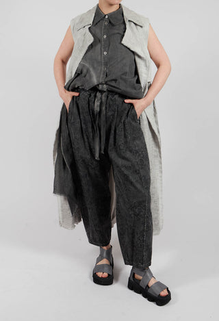 Relaxed Fit Trousers in Anthracite