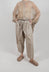 Relaxed Fit Trousers in Plain Sand Shell