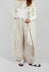 Wide Leg Palazzo Trousers in Antique White