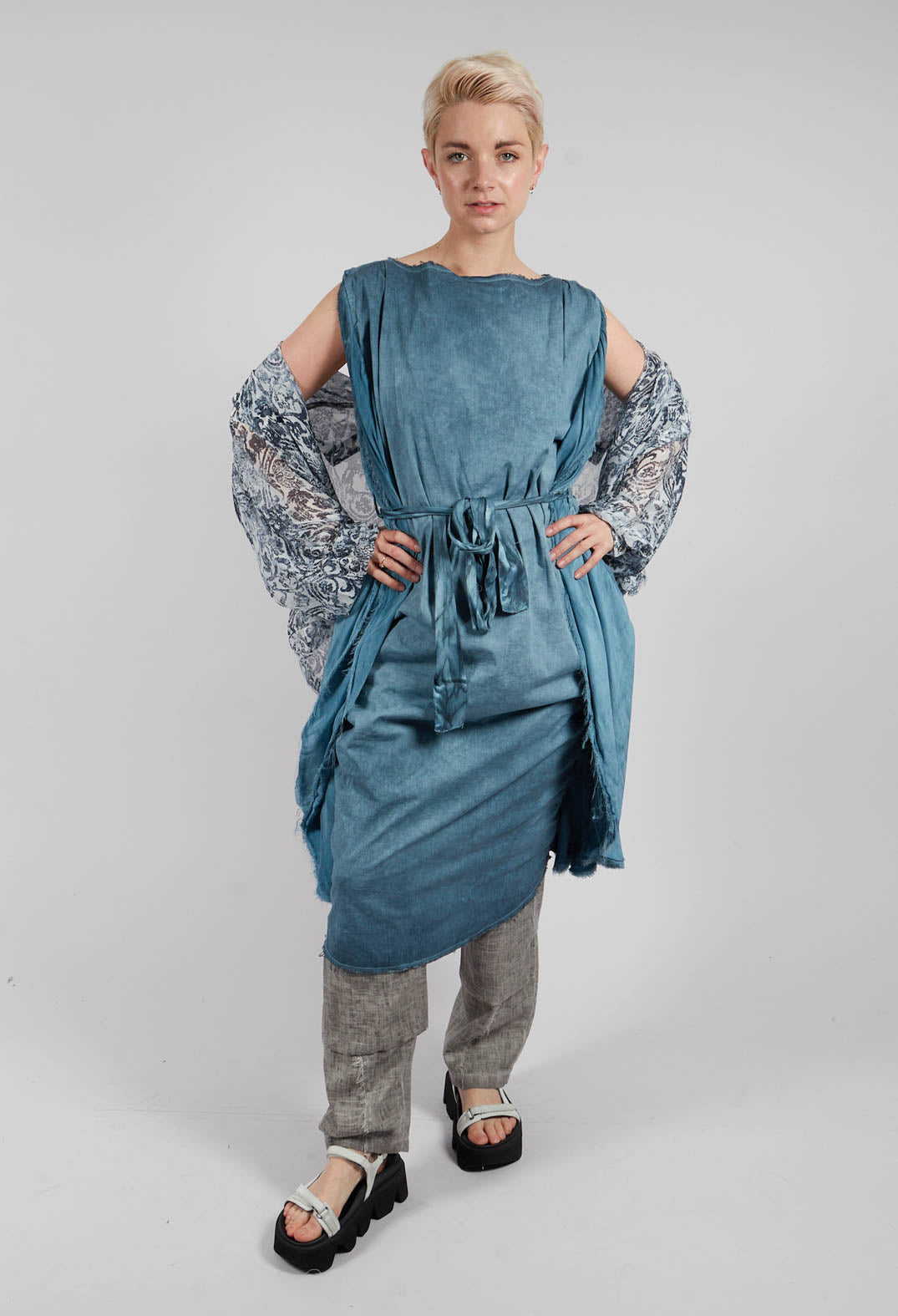 Maxi Dress in Blue Matisse